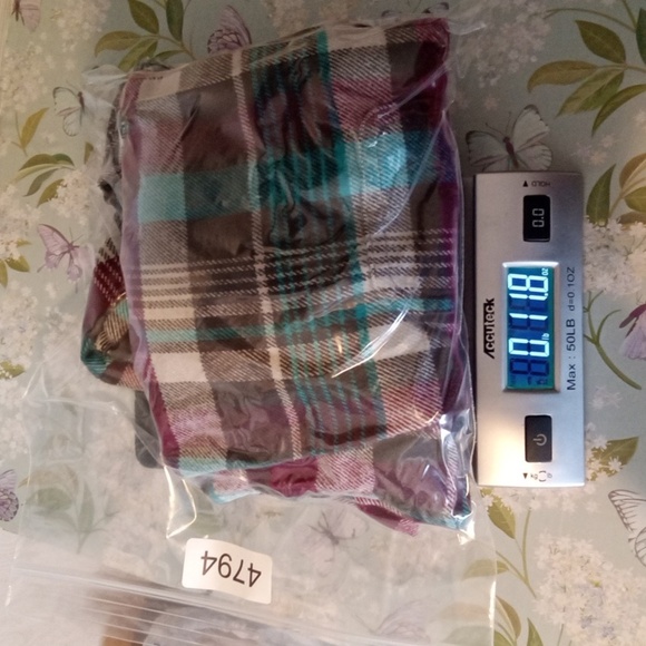 Patagonia Womans Fjord Flannel Organic Cotton Button Down Long Sleeve 2 Xs - Picture 8 of 8